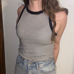 cropped forever 21 summer top